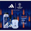 ADIDAS ZESTTAW PREZENTOWY KOSMETYCZNY DLA MĘŻCZYZN UEFA 12 3KOSMETYKI
