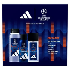 ADIDAS ZESTAW PREZENTOWY KOSMETYCZNY DLA MĘŻCZYZN UEFA 12 3KOSMETYKI