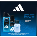 ADIDAS ZESTAW PREZENTOWY KOSMETYCZNY DLA MĘŻCZYZN ICE DIVE 3KOSMETYKI