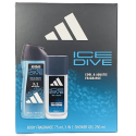 ADIDAS ZESTAW PREZENTOWY KOSMETYCZNY DLA MĘŻCZYZN ICE DIVE 2KOSMETYKI