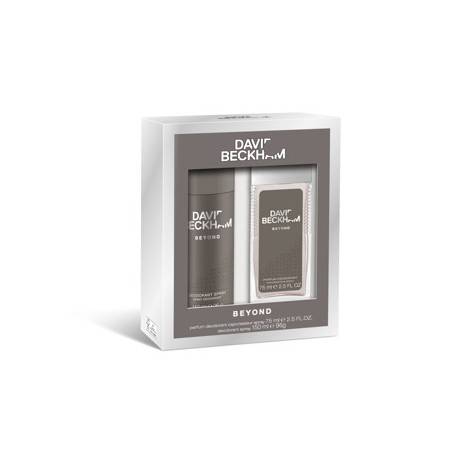 DAVID BECKHAM BEYOND ZESTAW PREZENTOWY DEO SPRAY 150ML+DEO W SZKLE 75ML 
