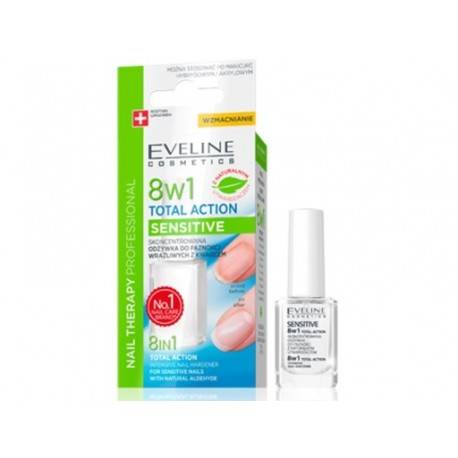 EVELINE ODŻYWKA DO PAZNOKCI 8W1 SENSITIVE 